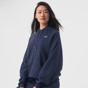 Alo Yoga Navy Blue Accolade Hoodie